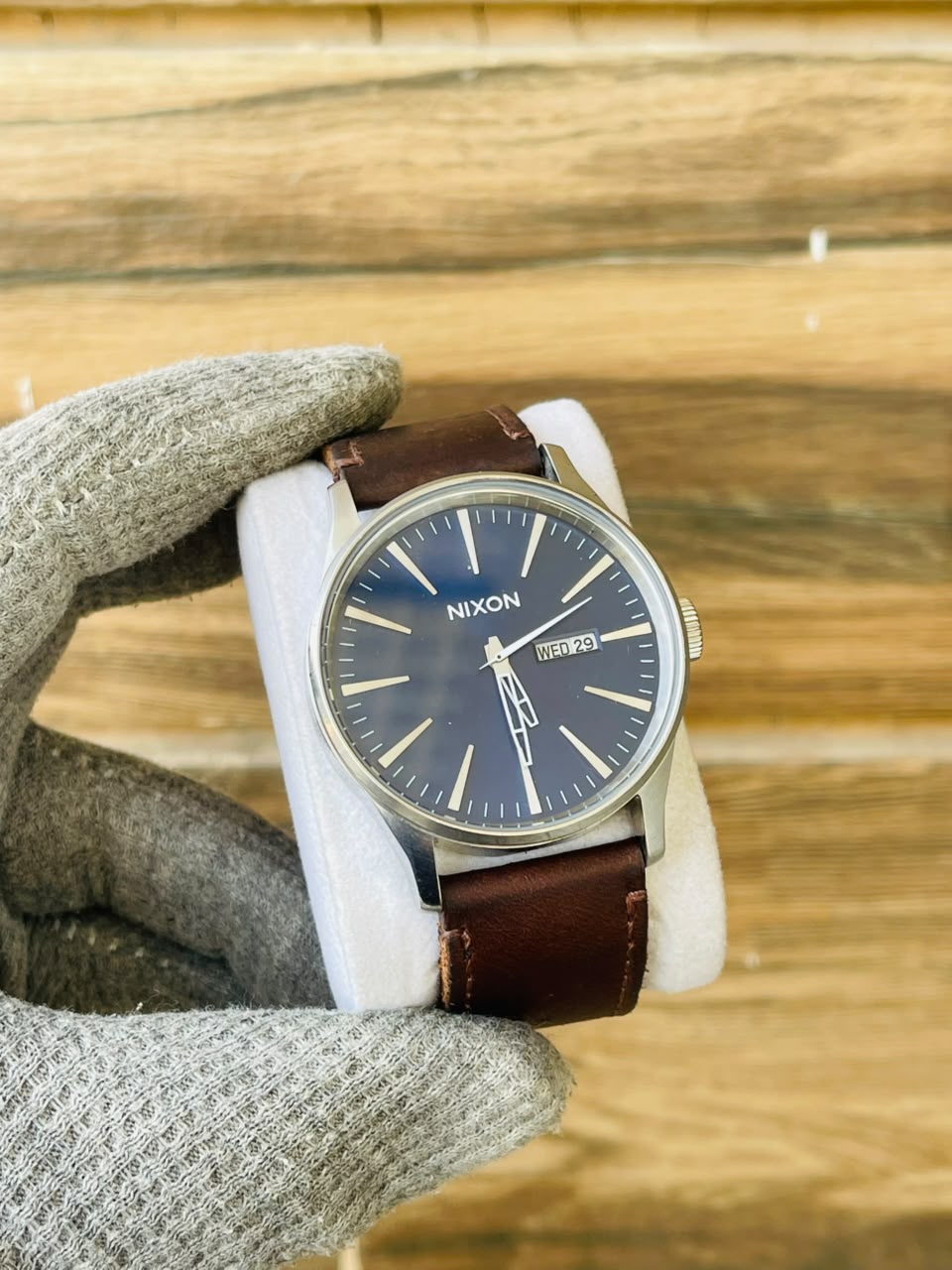 NIXON Sentry Men's Quartz Blue Dial Japan watch