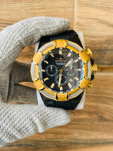 INVICTA Bolt Men's Quartz Black Chronograph Japan watch 25687