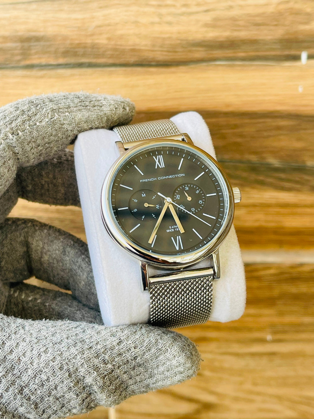 French Connection Men's Quartz Black Dial Japan watch