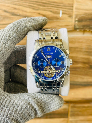 HAIQIN Men's Automatic open Heart Multifunctional Watch