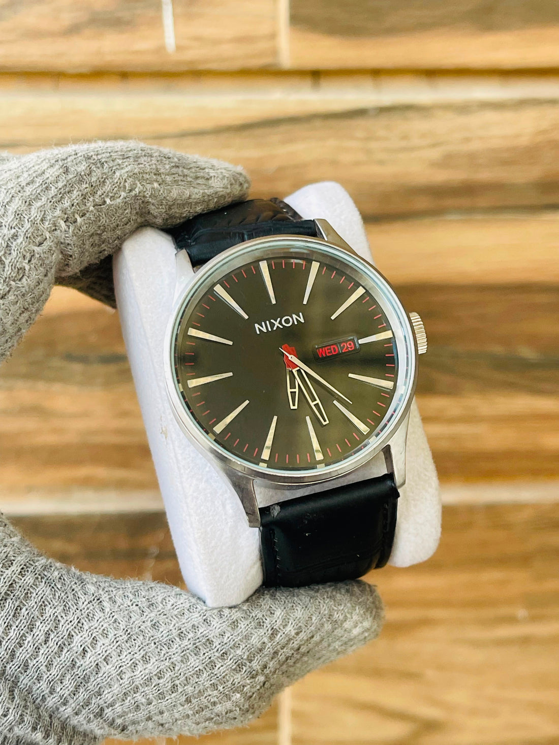 NIXON Sentry Men's Quartz Black Dial Japan watch