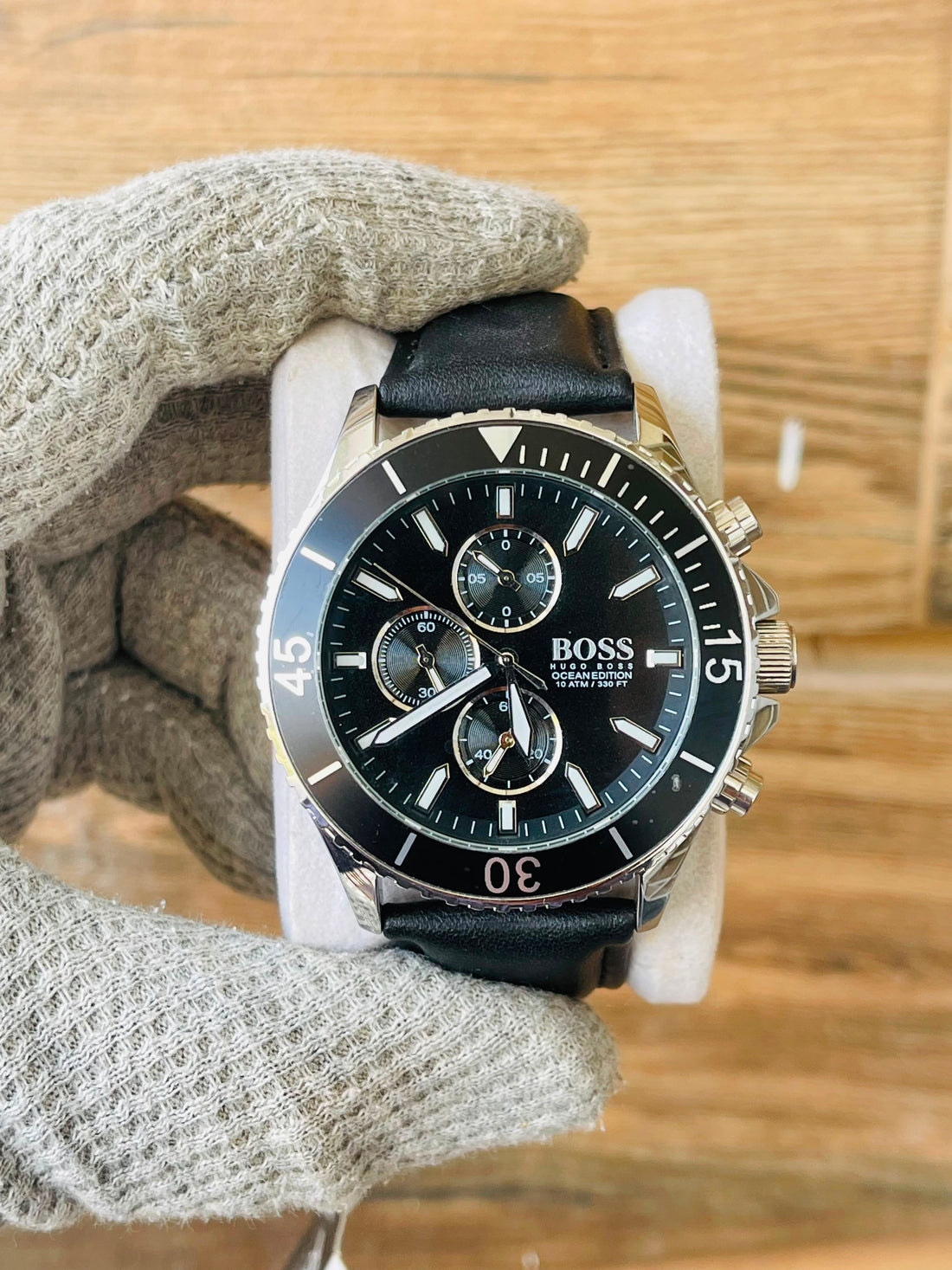 HUGO BOSS MEN'S Ocean Quartz Chronograph Japan watch