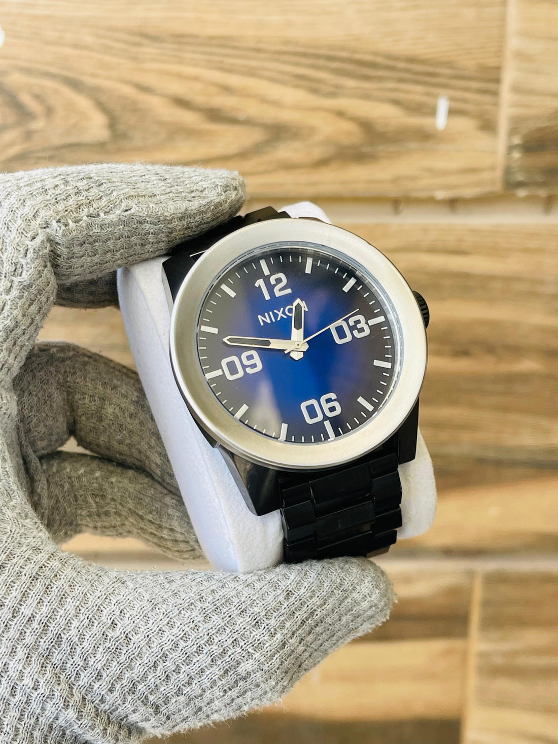 NIXON Take Charge Men's Blue Dial Quartz Japan watch