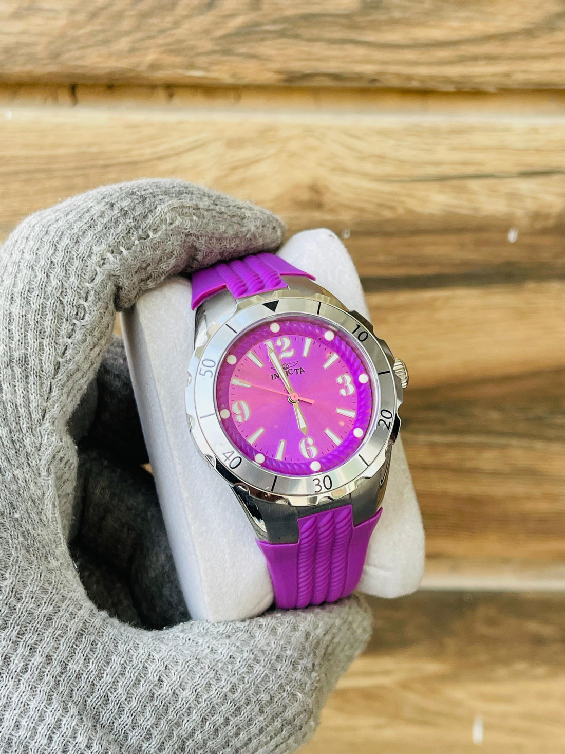 INVICTA Angel Ladies Quartz purple Dial Japan watch