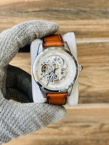 Emporio Armani Men's Automatic Skeleton Dial watch