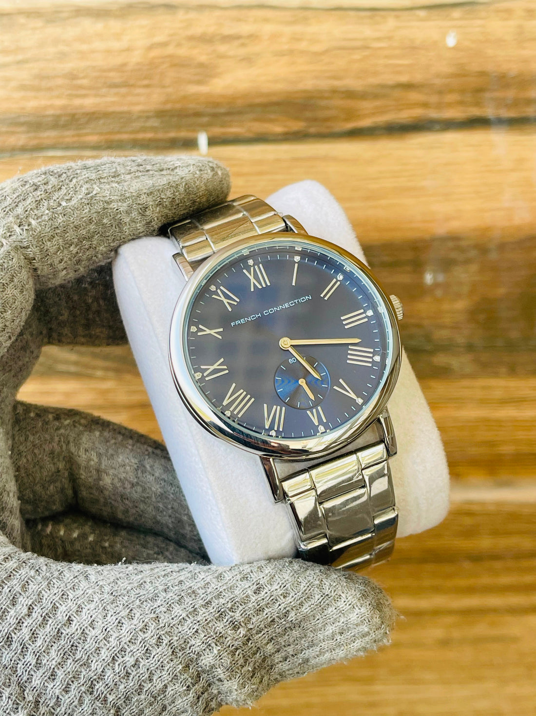French Connection Men's Down Second Quartz Japan Watch
