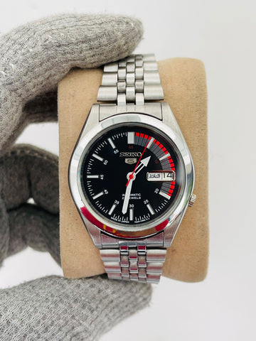 Seiko 5 Racer Men's Black Dial Automatic Japan watch 7S26