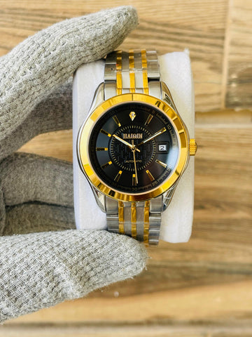 Haiqin Men's Automatic Tow Tone Watch