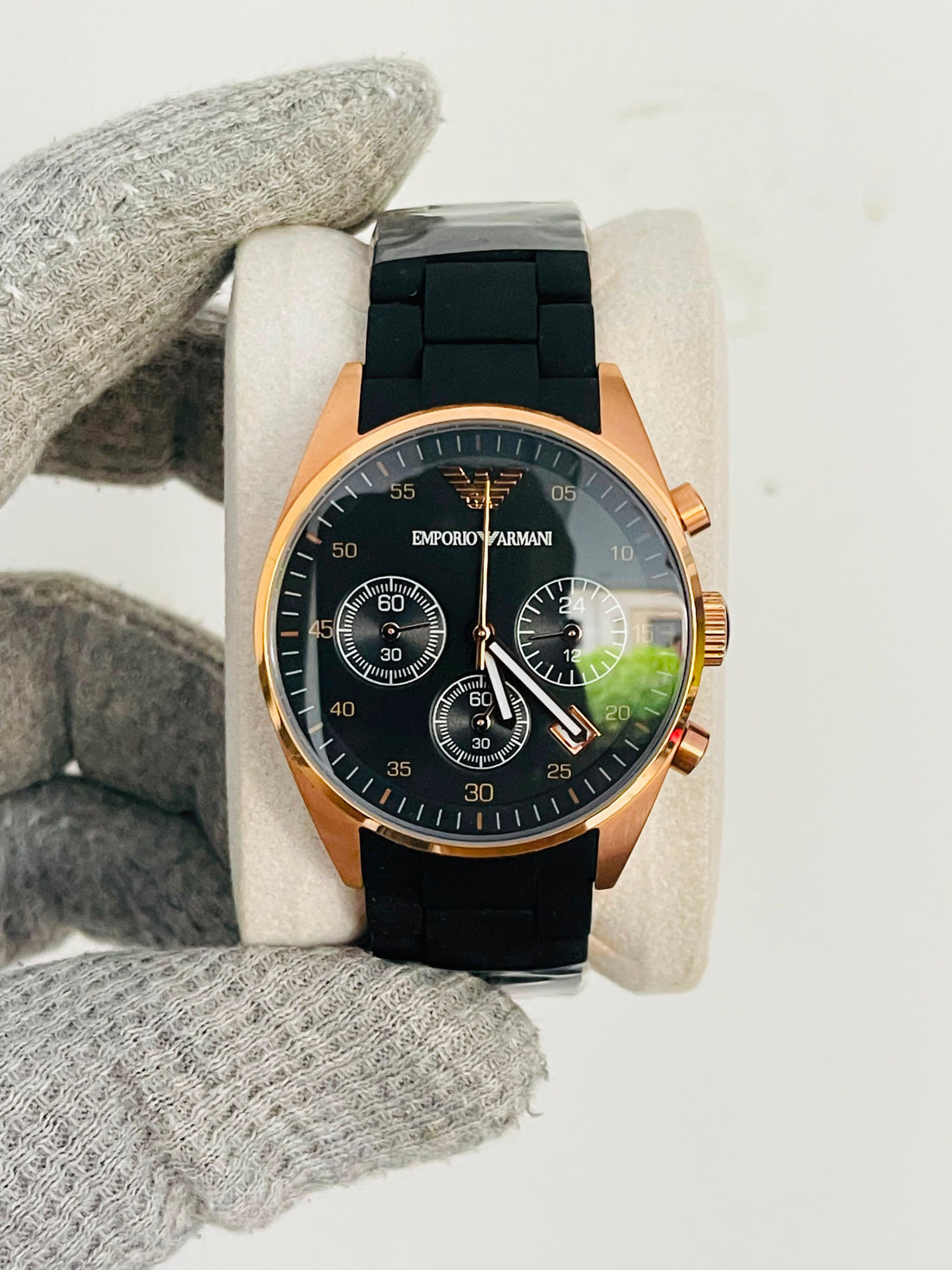 EMPORIO ARMANI Unisex Quartz Chronograph Japan Watch