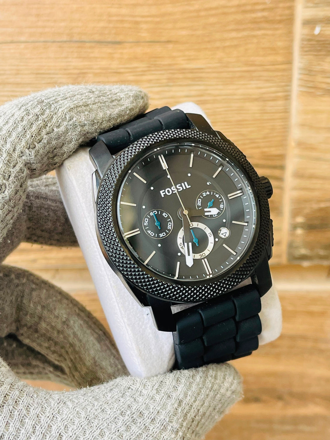 FOSSIL Men's Quartz Black Chronograph Japan watch FS4488