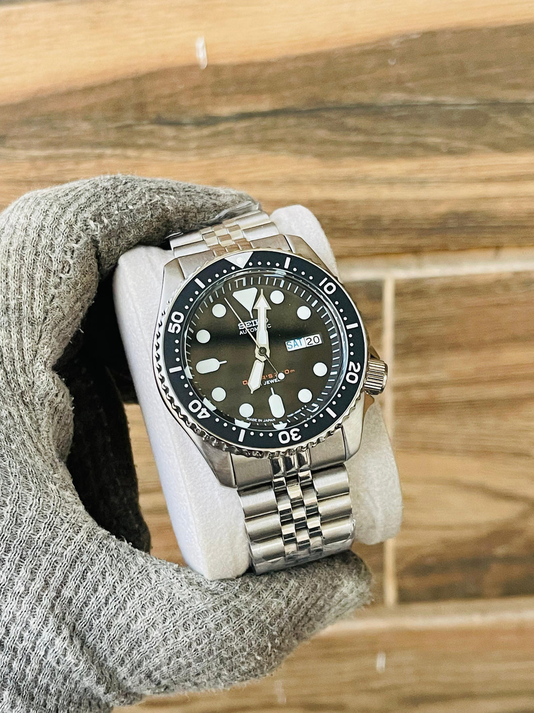 Seiko Mod Men's Black Diver's Automatic Japan watch