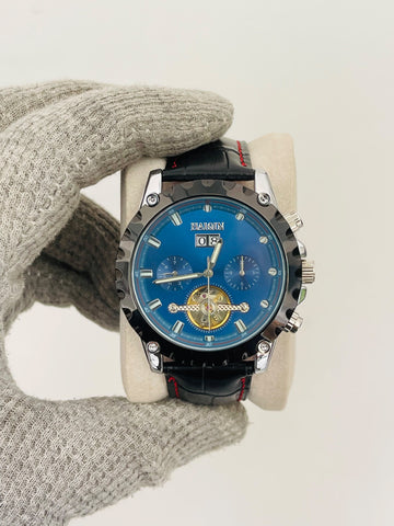 Haiqin Men's Automatic Open Heart Multifunction watch