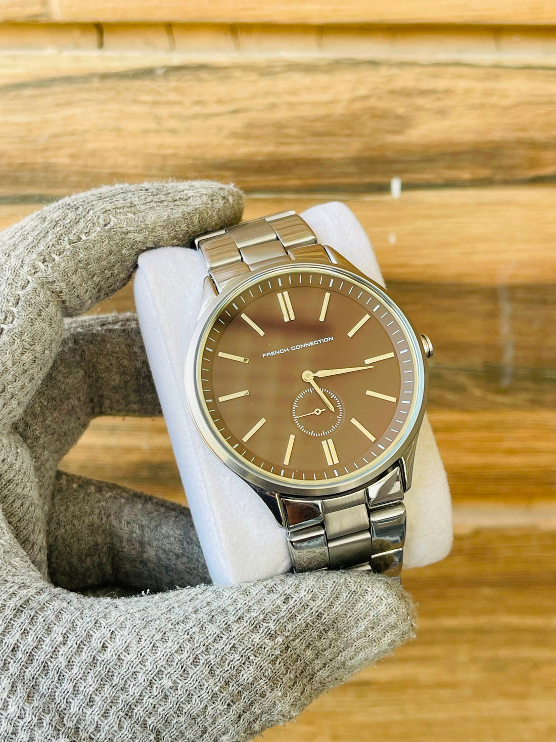 French Connection Men's Down Second Quartz Japan Watch