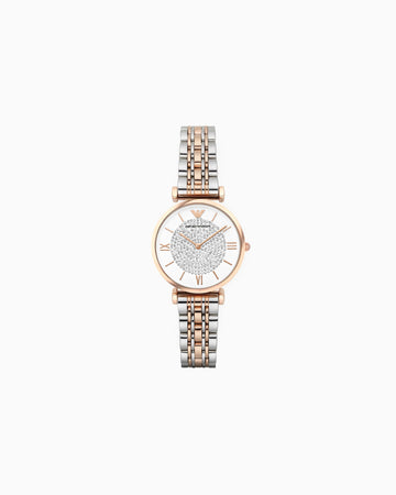 Emporio Armani women's Quartz Two Tone Japan Watch AR-1926