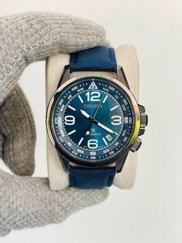 SEIKO Prospex Land Men's Blue Dial Automatic Japan Watch