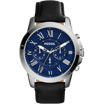 Fossil Grant Men's Blue Dial Quartz Chronograph Japan Watch  FS4990