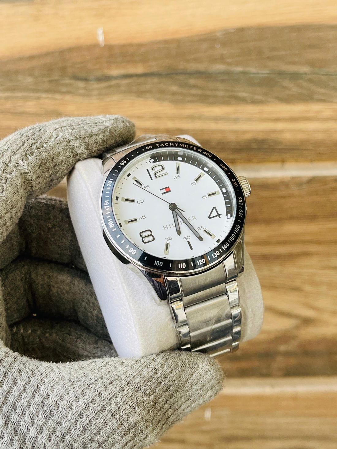 Tommy Hilfiger Men's Quartz White Dial Japan Watch
