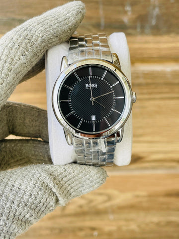 Hugo Boss Men's Quartz Black Dial Japan Watch