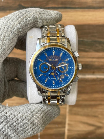 Haiqin Men's Automatic Two Tone Chronograph watch