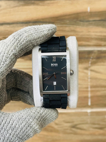 Hugo Boss Men's Quartz Tank Shape Japan Watch