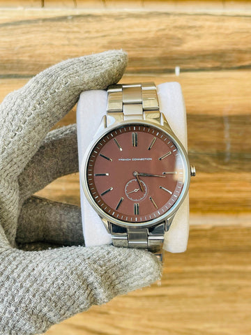 French Connection Men's Down Second Quartz Japan Watch