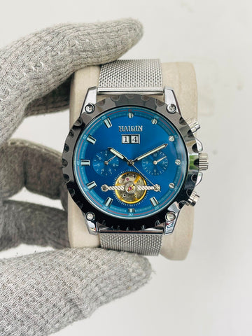 Haiqin Men's Automatic Open Heart Multifunction watch