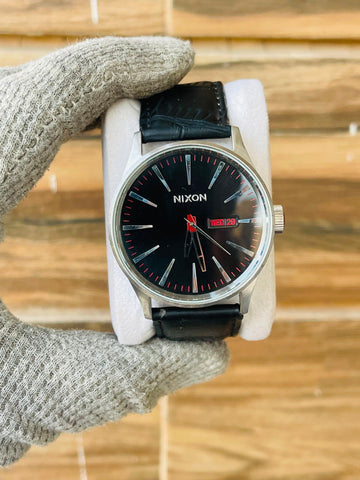 NIXON Sentry Men's Quartz Black Dial Japan watch